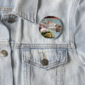 Squid Sashimi Japans maaltijdrooster Ronde Button 5,7 Cm (In situ)