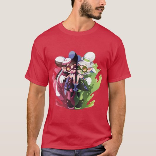 Squid Sisters funny T-shirt (Voorkant)