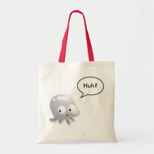 Squid Speech Bubble Tote Bag (Voorkant)