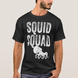 Squid Squad Zee Ocean Octopus  T-shirt