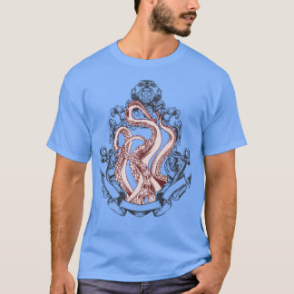 Squid Tentacles Out Of Mirror Lovecraftian Horror T-shirt