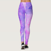 Squid Tentacles Paars Octopus Leggings (Achterkant)