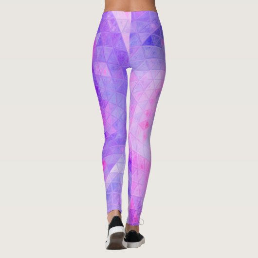 Squid Tentacles Paars Octopus Leggings (Achterkant)