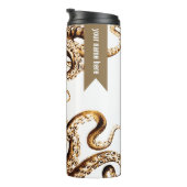Squid Tumbler Brown Thermosbeker (Geroteerd rechts)