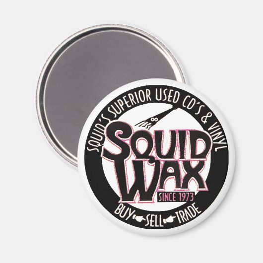 Squid Wax Magnet (Voorkant / Achterkant)