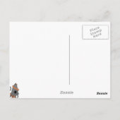 Squid X Alien Robot Briefkaart (Achterkant)