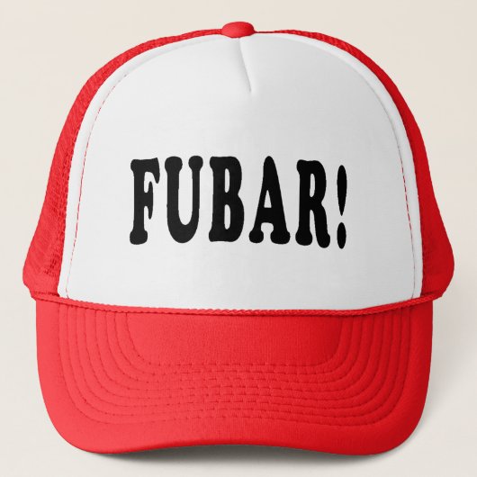Squidbillies FUBAR! Trucker Hat Pet (Voorkant)