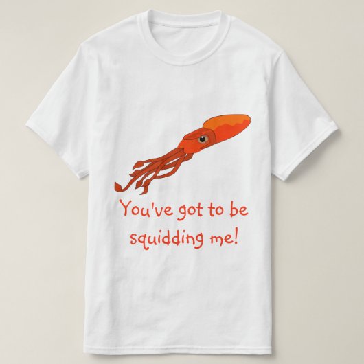 Squidding T-shirt (Design voorkant)