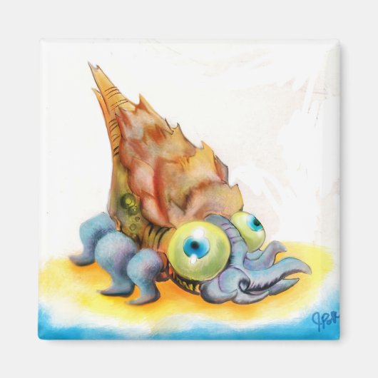 SquidilyCrab Magneet (Voorkant)