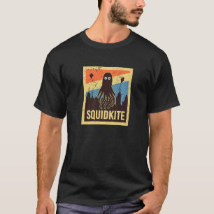 squidkite zee squid costuum retro squids biologist t-shirt