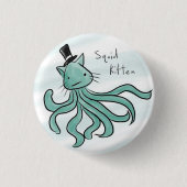 SquidKitten Ronde Button 3,2 Cm (Voorkant)