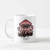 Squido inktvis, MeWarriorVrouw op Twitch Koffiemok (Links)