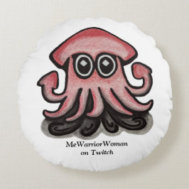 Squido inktvis, MeWarriorVrouw op Twitch Rond Kussen