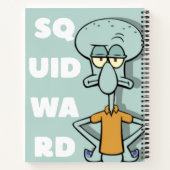 Squidward Geïnspireerd Notitieboek (Achterkant)
