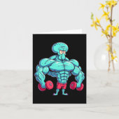 Squidward Gym Sticker Kaart (Gele Bloem)