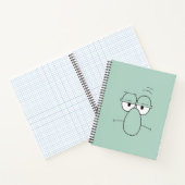 Squidward Inspired Notebook Notitieboek (Binnen)