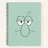Squidward Inspired Notebook Notitieboek (Voorkant)