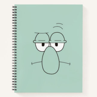 Squidward Inspired Notebook Notitieboek
