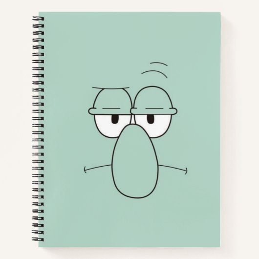 Squidward Inspired Notebook Notitieboek (Voorkant)