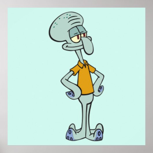 Squidward Tentacles Poster (Voorkant)