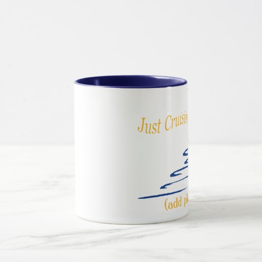 Squiggins_Just Cruisin' namedrop sjabloon Mok (Midden)