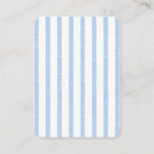 Squiggle Border Lemon Boeken voor Baby Boy Shower Informatiekaartje (Achterkant)