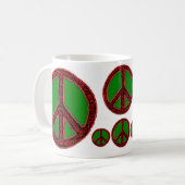 Squiggle Peace Koffiemok (Voorkant links)