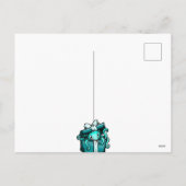 Squiggles: Gelukkige Octopus Hannukah Feestdagenkaart (Achterkant)