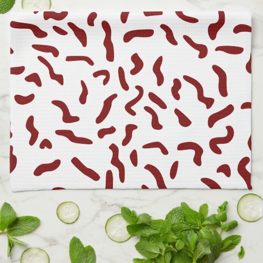 Squiggles Patroon Keuken Handdoek (Gevouwen)