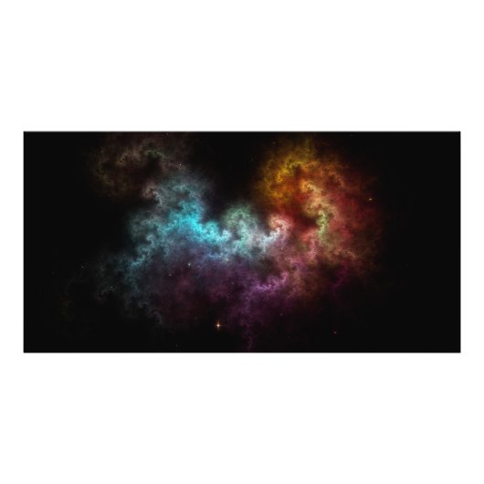 Squiggley Nebula Star Dust Cloud CRQENH Foto Afdruk (Voorkant)