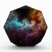 Squiggley Nebula Star Dust Cloud CRQENH Fotoblokken (Voorkant)