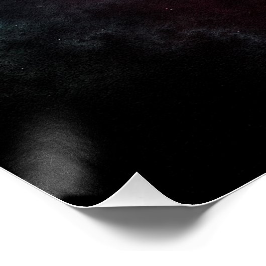 Squiggley Nebula Star Dust Cloud CRQENH Perfect Poster (Hoek)