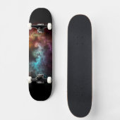 Squiggley Nebula Star Dust Cloud CRQENH Persoonlijk Skateboard (Voorkant)