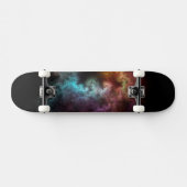 Squiggley Nebula Star Dust Cloud CRQENH Persoonlijk Skateboard (Horizontaal)