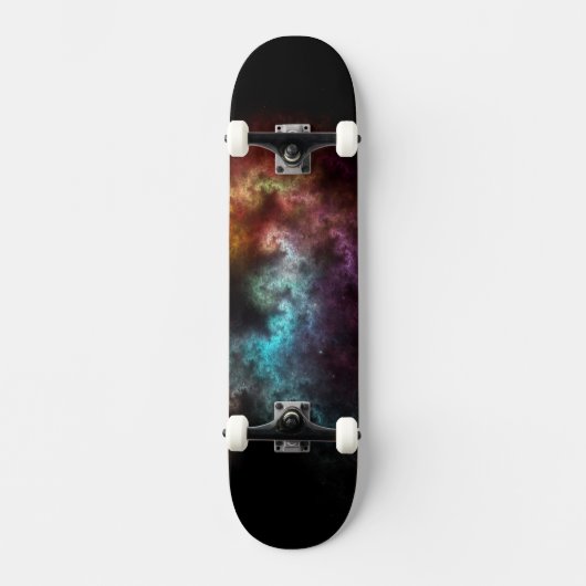 Squiggley Nebula Star Dust Cloud CRQENH Persoonlijk Skateboard (Voorkant)