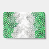 Squiggly Boho Grayromantic Pride Flag Badge (Achterkant)