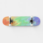 Squiggly Gradient Persoonlijk Skateboard (Horizontaal)