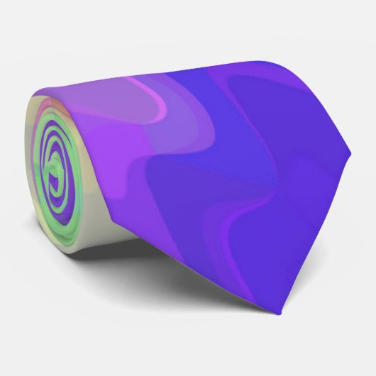 Squiggly Gradient Stropdas (Opgerold)