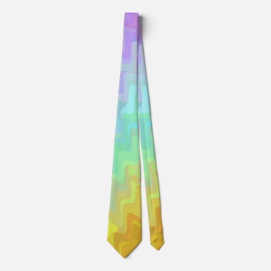Squiggly Gradient Stropdas (Voorkant)
