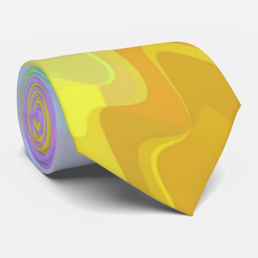 Squiggly Gradient Stropdas (Opgerold)