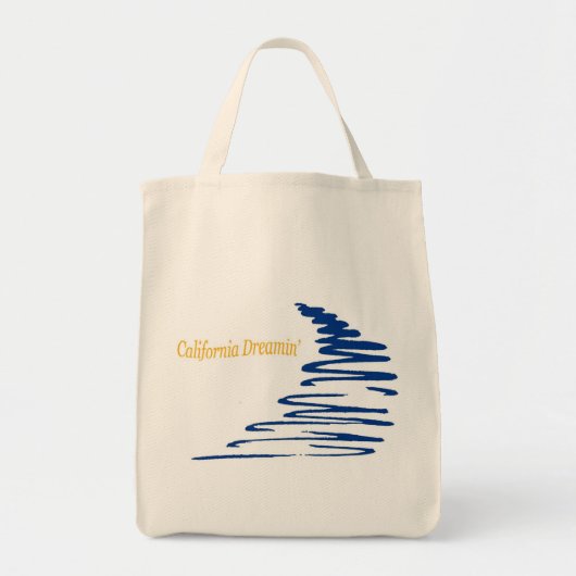 Squiggly Lines_California Droomtas Tote Bag (Voorkant)