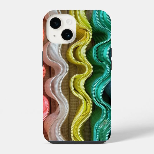 Squiggly Rainbow iPhone Hoesje (Achterkant)