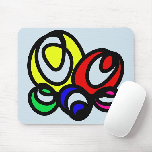 Squigly Eggs Muismat Mat (Met muis)