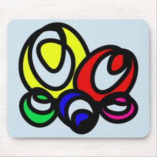 Squigly Eggs Muismat Mat