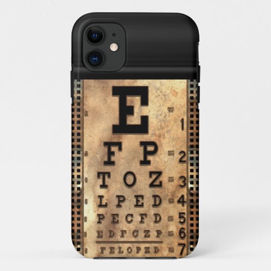 Squint Vintage Cool Oogheelkunde Case-Mate iPhone Case (Achterkant)