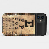 Squint Vintage Cool Oogheelkunde Case-Mate iPhone Case (Achterkant (horizontaal))