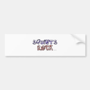 Squints Rock! Bumpersticker