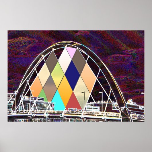 Squinty Bridge Poster afdrukken (Voorkant)