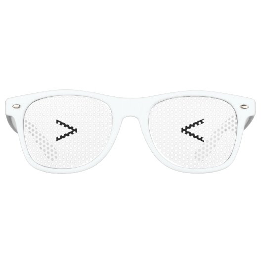 Squinty Eye Cool Shades Party Glasses Retro Zonnebril (Voorkant)