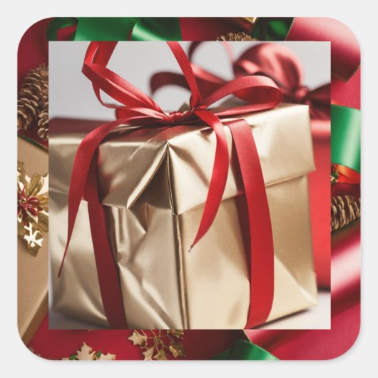 Squire wrap voor Celebration Vierkante Sticker (Voorkant)